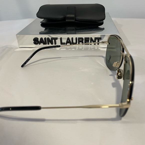 SAINT LAURENT CLASSIC 11 M-003 UNISEX AVIATOR SUNGLASSES - Picture 6 of 9